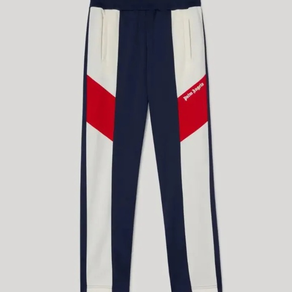 Palm Angels Color-Block Track Pants Navy/Red/White Size XXL (Tag price $525)